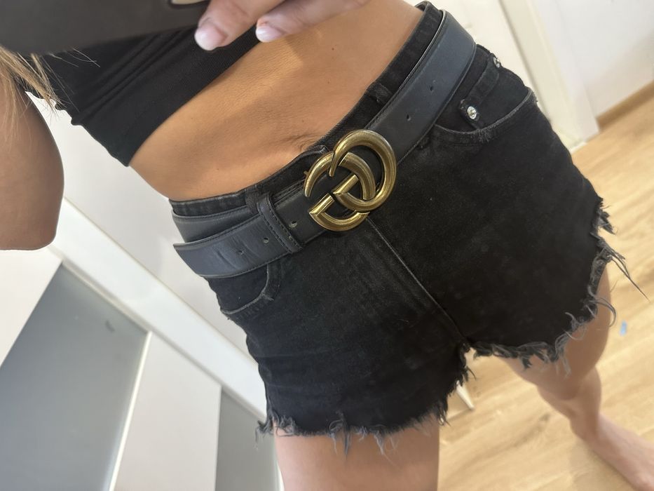Pasek gucci 95 cm czarny