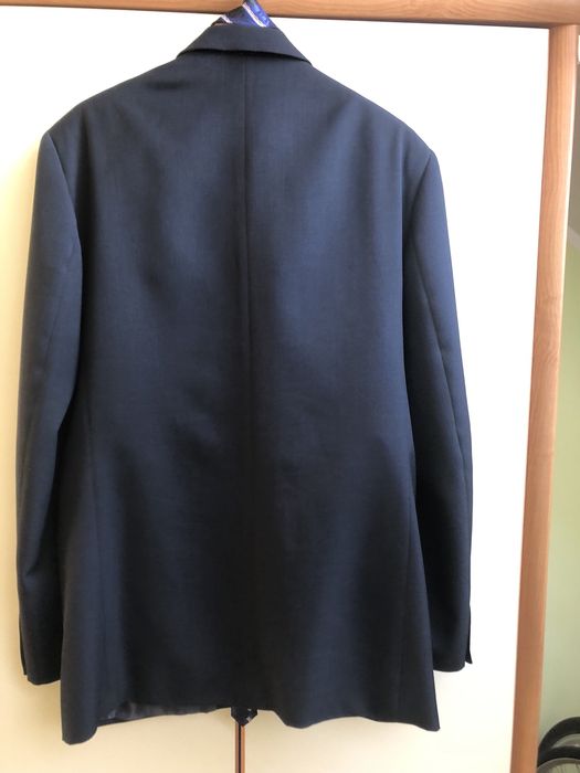 Garnitur młodzieżowy męski granatowy 54 XL 188/108/94