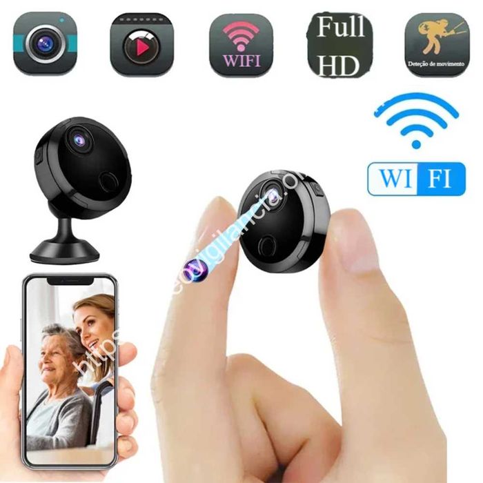 Micro Câmara ‼️ FullHD ‼️ WiFi ‼️ Visão Noturna ‼️ Controlo pela APP