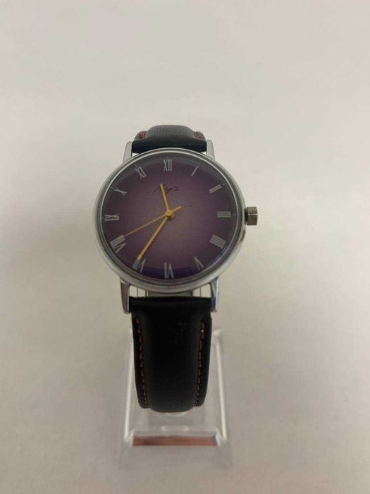 Relógio Vintage Luch Ultra-Slim - Mecânico - Mostrador Roxo Raro