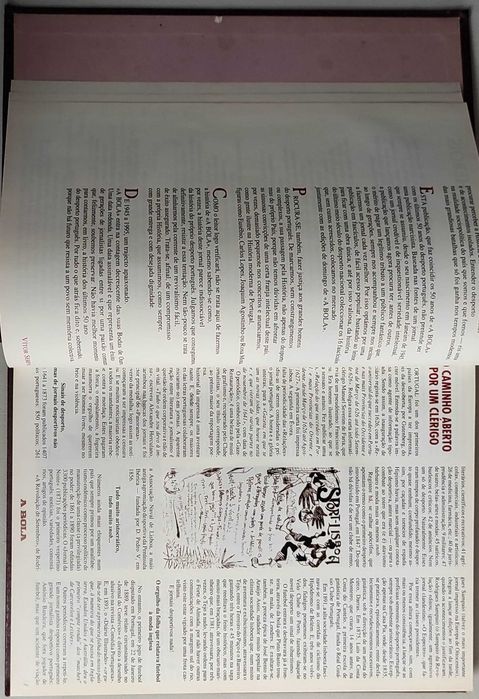 Livro - História de 50 Anos do Desporto Português - A Bola
