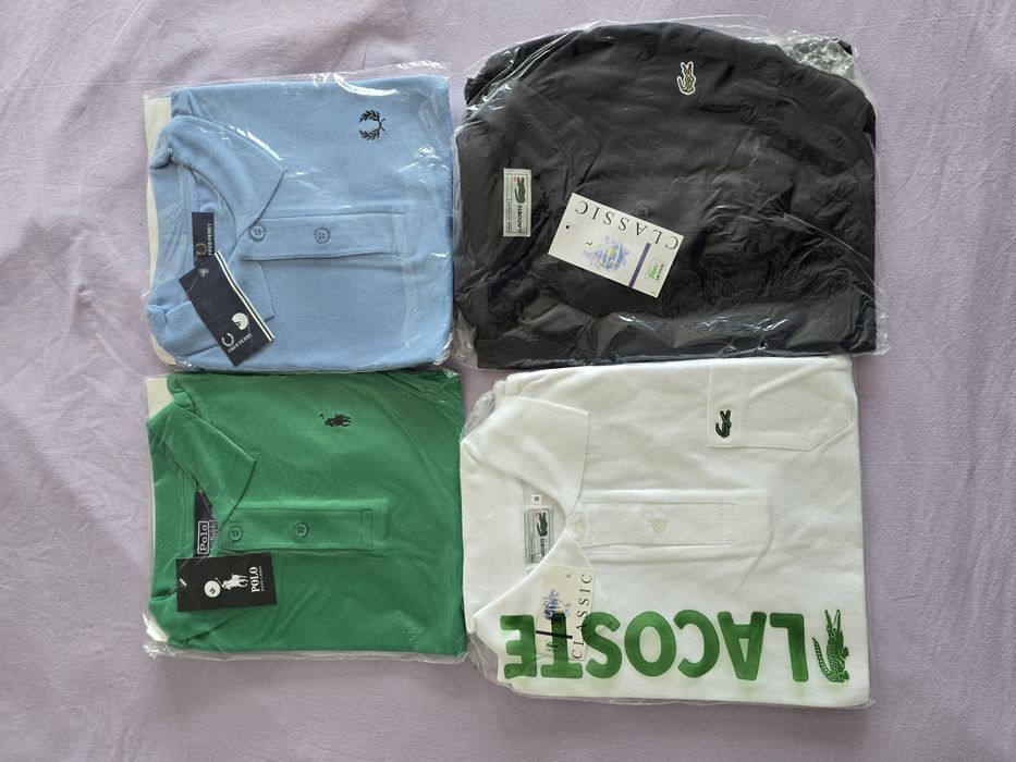 Polos Lacoste, ralph Lauren, Fred Perry