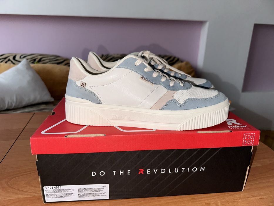 Женские кожание кроссовки Rieker оригинал 40