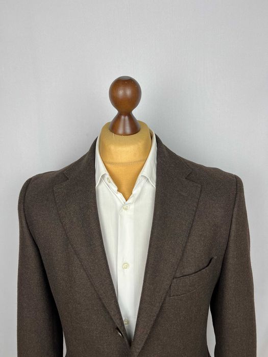 BOGGI x Vitale Barberis 100% Wool Blazer коричневий піджак з вовни Боггі Мілано Italy