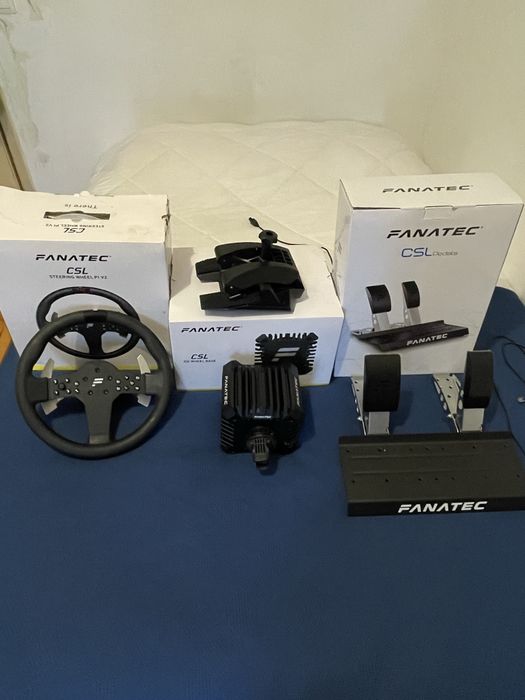 Fanatec csl dd com table clamp e garantia ativa