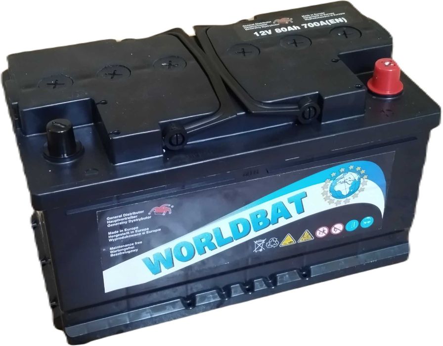 Akumulator WORLDBAT 12V 80 85 Ah 720A (EN) Najtaniej Możliwa Dostawa