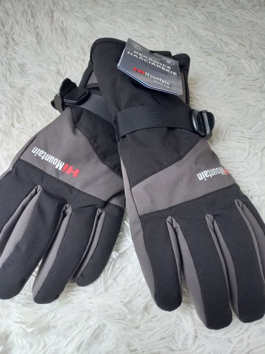 Rękawice narciarskie czarne rozmiar 9