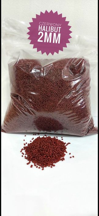 Pellet czerwony halibut 2mm 2kg