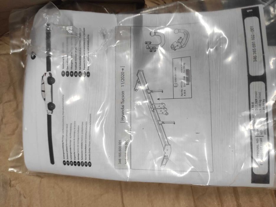 Oryginalny Nowy oryginalny Hak holowniczy Hyundai Tucson 20-