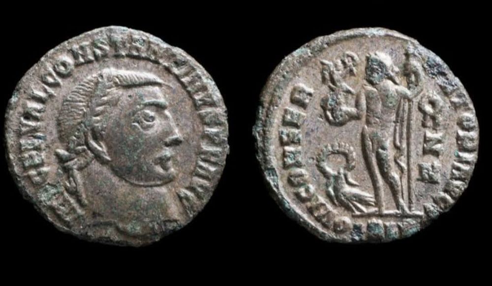 2 Centenionalis Constâncio II & Constantino II- Império Romano