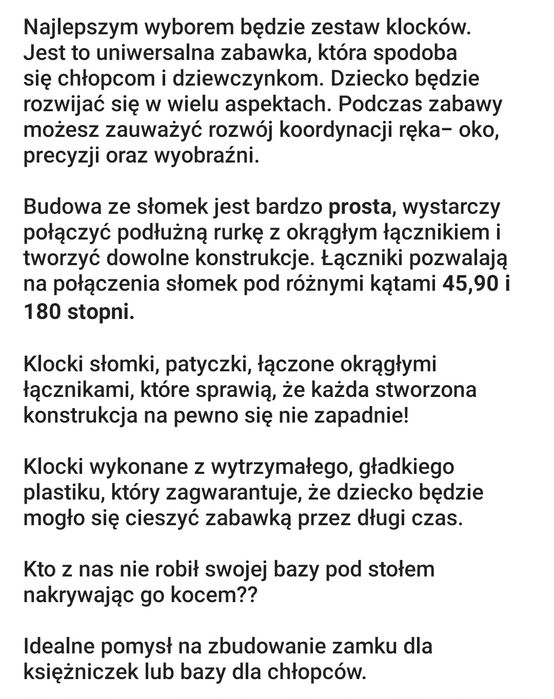 Klocki konstrukcyjne baza