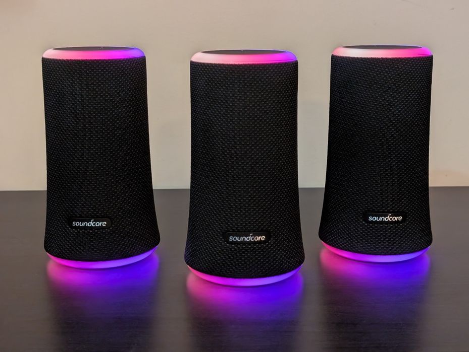 3 Colunas Soundcore Anker Flare 2 Bluetooth IPx7 com PartyCast
