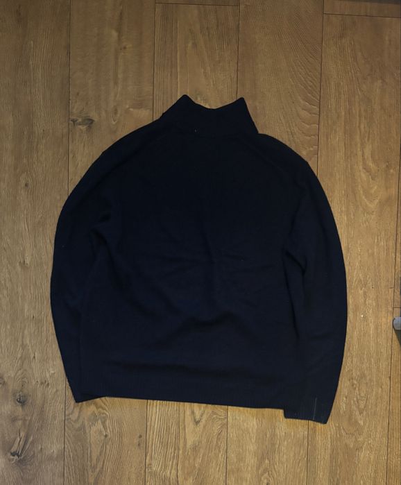 half zip lacoste granatowy