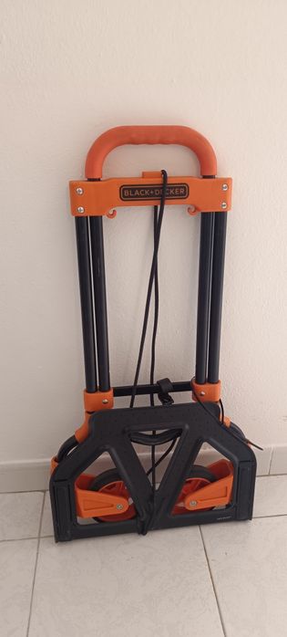 Carrinho Dobrável Black+Decker 65kg – Novo custa 97€