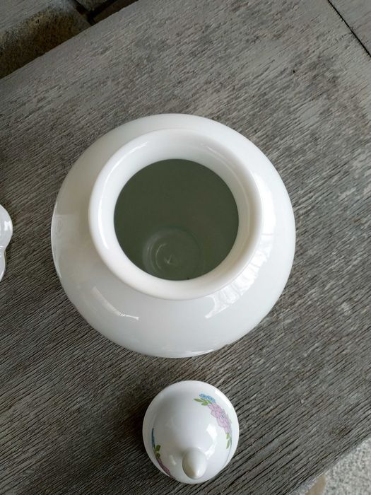 Ваза с крышкой имбирница Германия Винтаж Фарфор