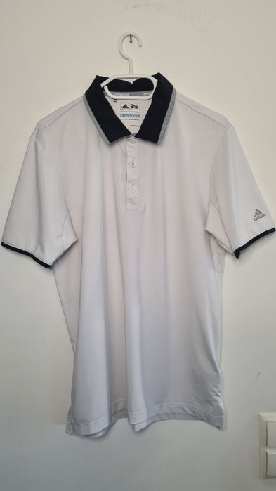T-shirt Koszulka Adidas Climacool. Golfowa. Rozmiar S.  Biała. Polówka