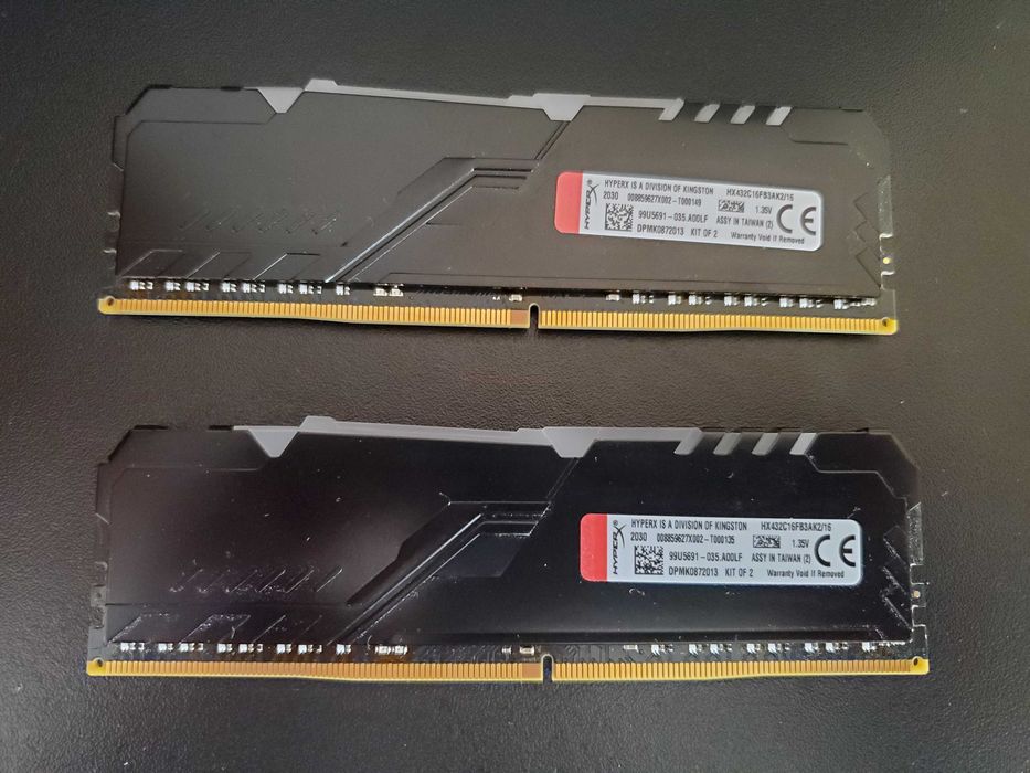 Оперативна пам’ять HyperX Fury DDR4-3200 16Gb(2x8) (HX432C16FB3AK2/16)