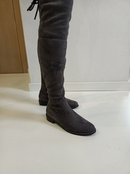 buty kozaki z wysoką cholewką 39