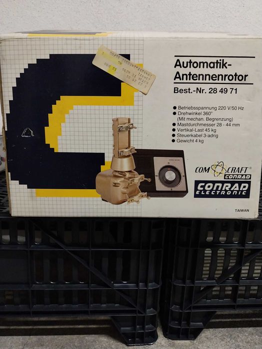 Antena parabólica + motor DiSEqC + LNB Quad Universal