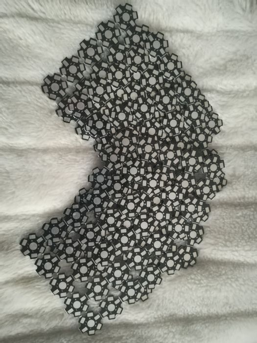 Radiatory, podkładki PCB 100 sztuk pod diody power Led