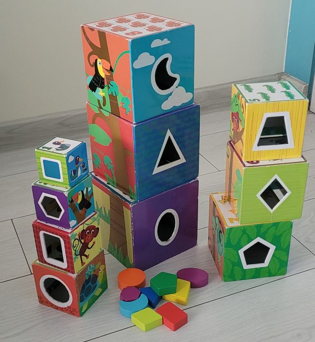 Piramida klocki edukacyjne