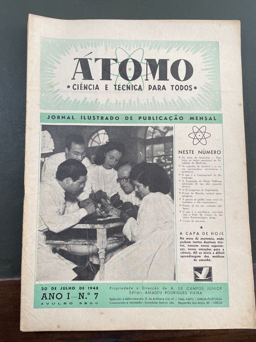 Átomo - Ciencia e Tecnica para todos -Jornal ilustrado