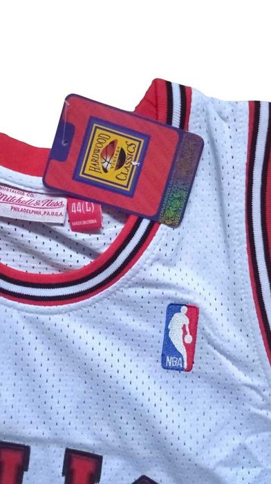 Michael Jordan Bulls Jersey Finals Patch Mitchell Ness Nowa NBA L