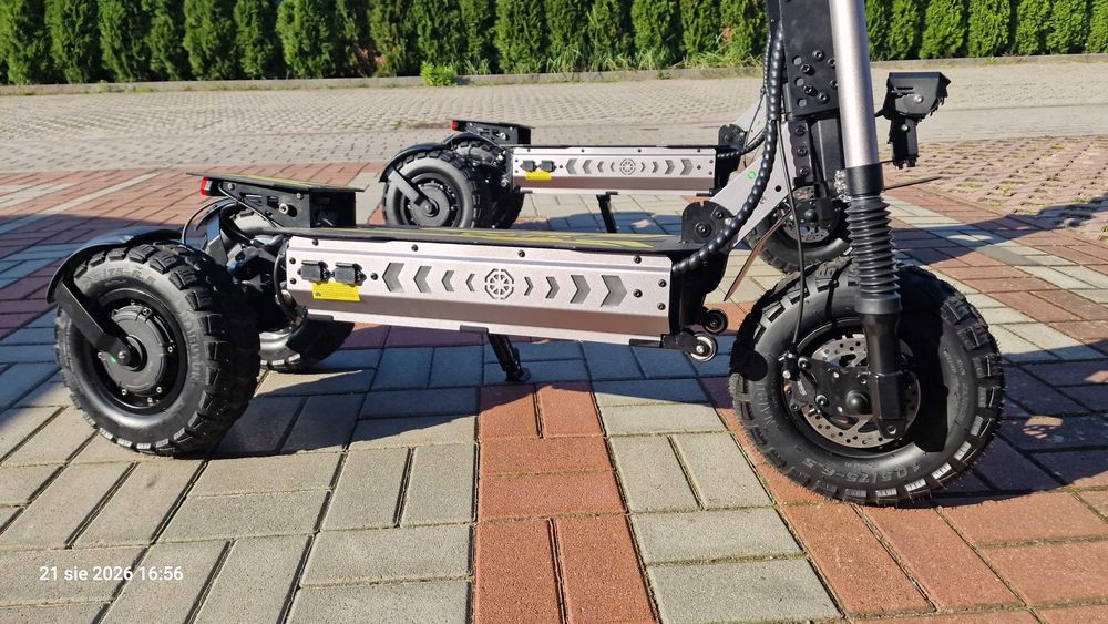 Duża Hulajnoga 3 kołowa OOTD T30 , 60V 3200W , zasięg 100KM , Stan jak Nowa.