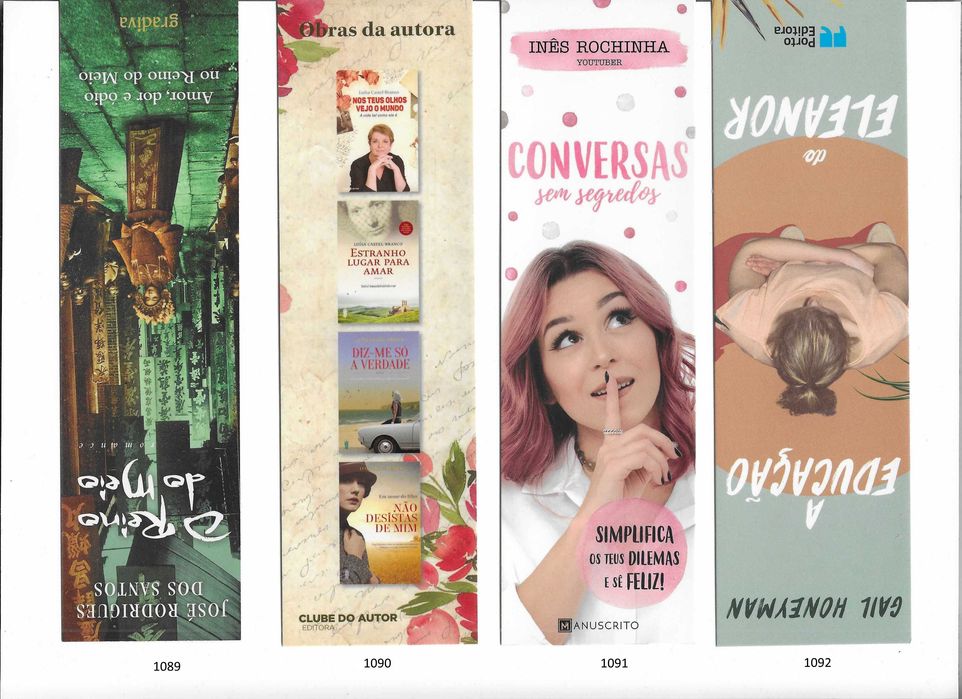 20 marcadores de livros - novos - olx X10936