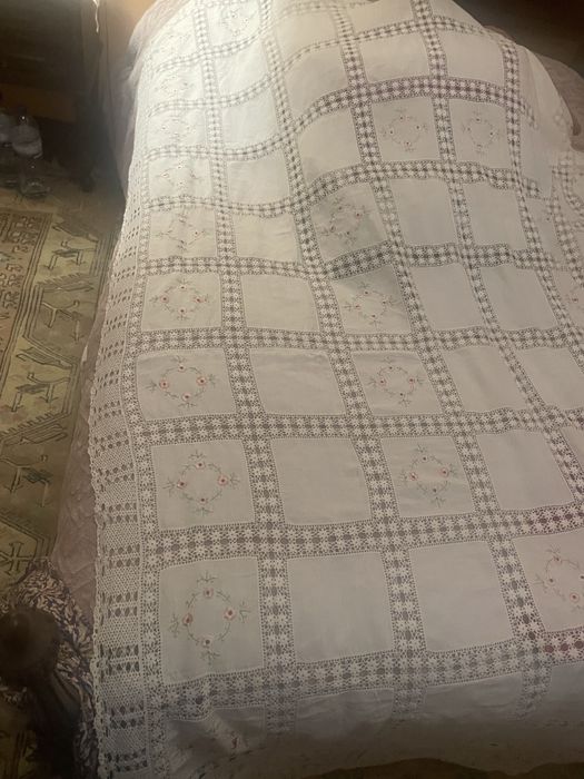 Toalha de mesa em linho