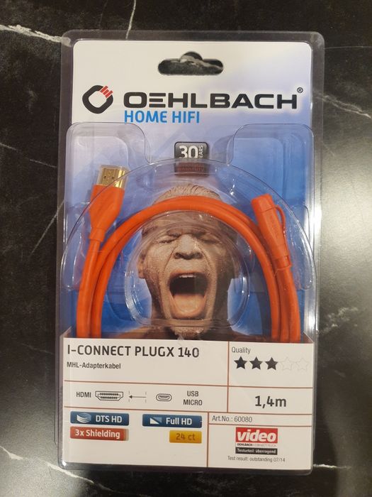 Kabel adapter, przejściówka z MICRO USB na HDMI Oechlbach