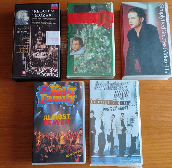 Cassetes VHS novas / celofanadas / seladas