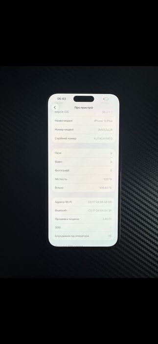 Iphone 15 Plus 128 esim