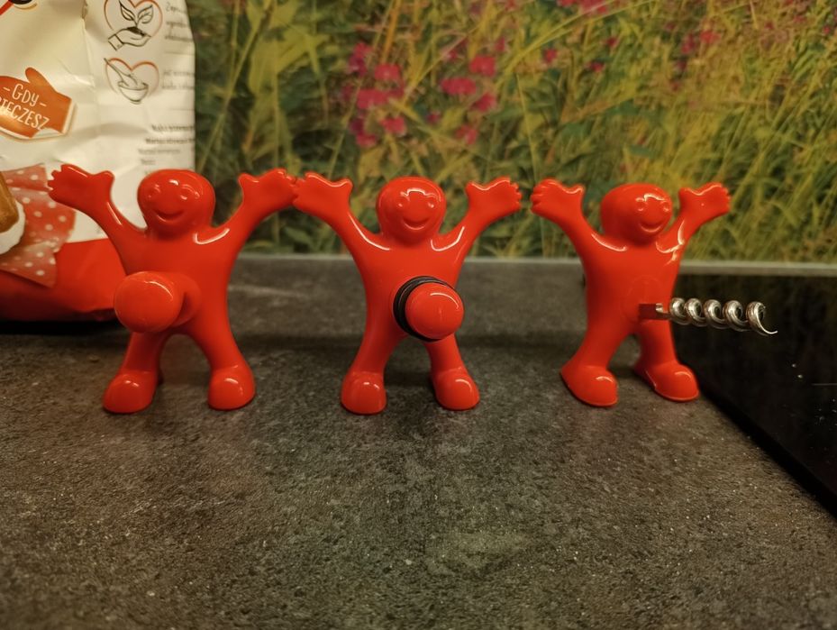 Śmieszne ludziki otwieracz do wina do butelek kapslowanych piwa zatyka