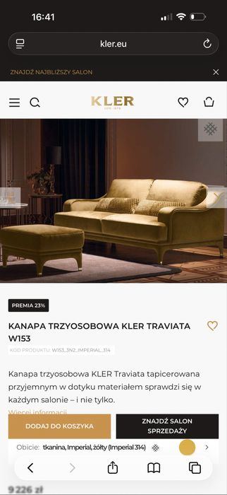 Zestaw wypoczynkowy kler