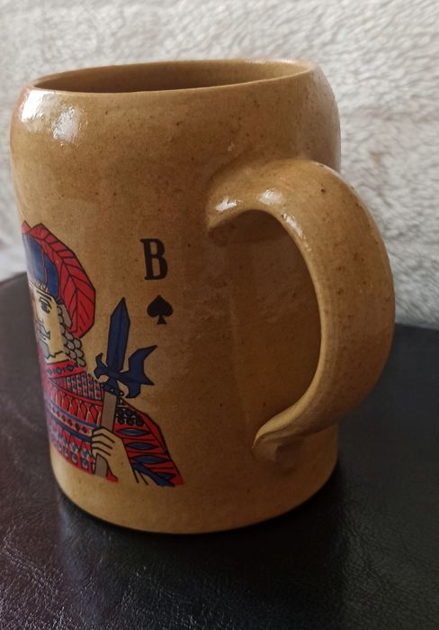 Kufel kamionkowy z wizerunkiem Waleta Pik