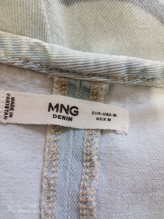 Macacão de ganga tamanho M marca Mango