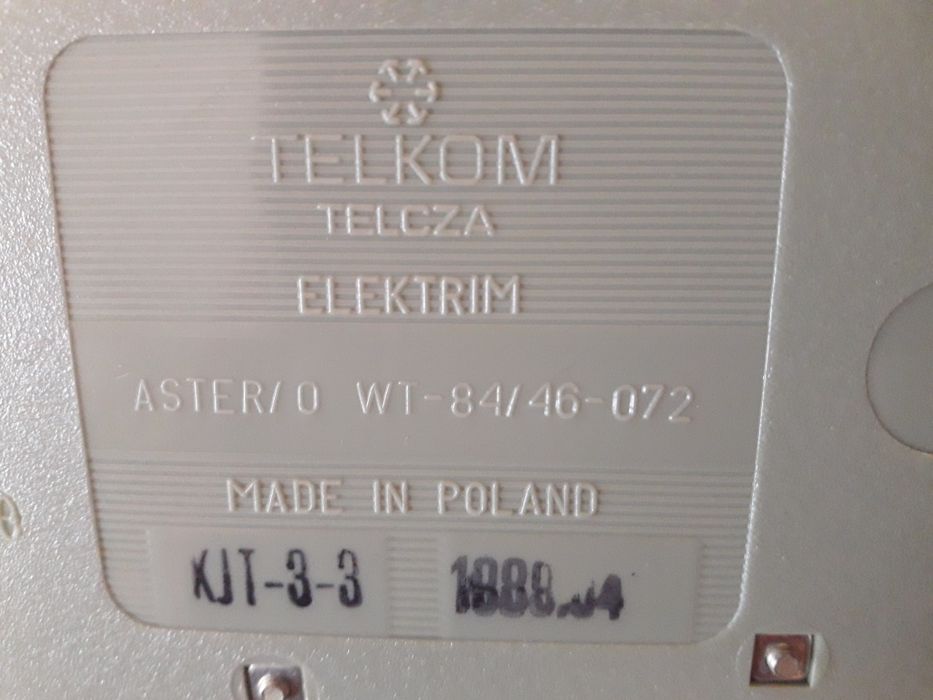 Телефонний стаціонарний апарат "Астр" Польша (ретро) новий.