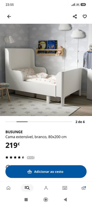 Cama e colchão extensível
