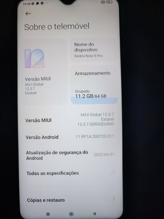 Xiaomi Redmi Note Pro 8 - 6GB RAM
