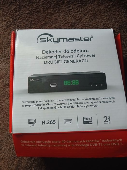 Dekoder  dvb-t2  używany