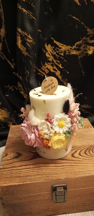 Świeca sojowa ozdobna