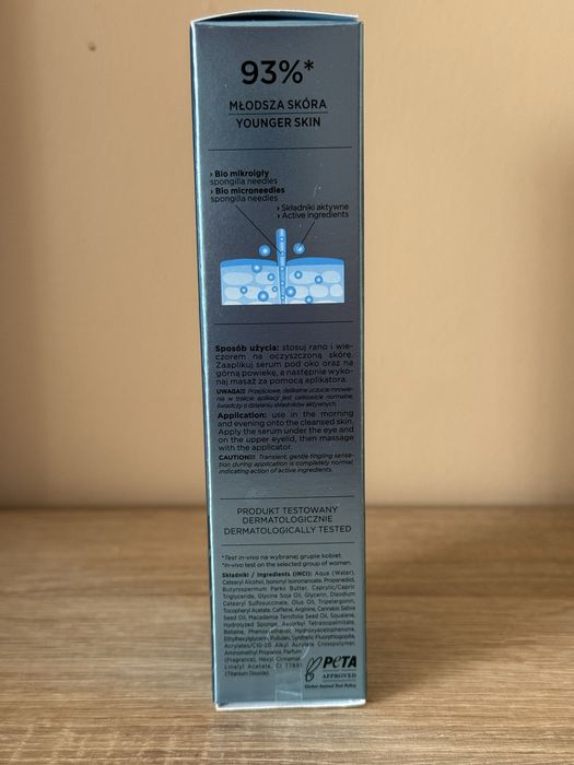 Serum pod oczy Eveline Cosmetics Caffeine Super Needles Mezo-Serum