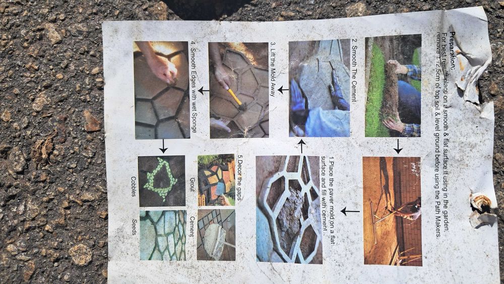 Moldes para pavimento cimento