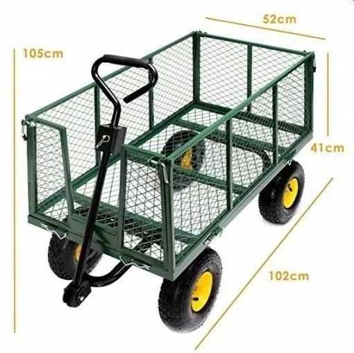 Taczka Przyczepka Wózek Ogrodowy Otwierany 250 kg 200l