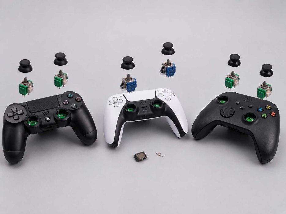 Wymiana Analogów TMR / Halla • Serwis i Naprawa Padów PS4 / PS5 / Xbox One/Series