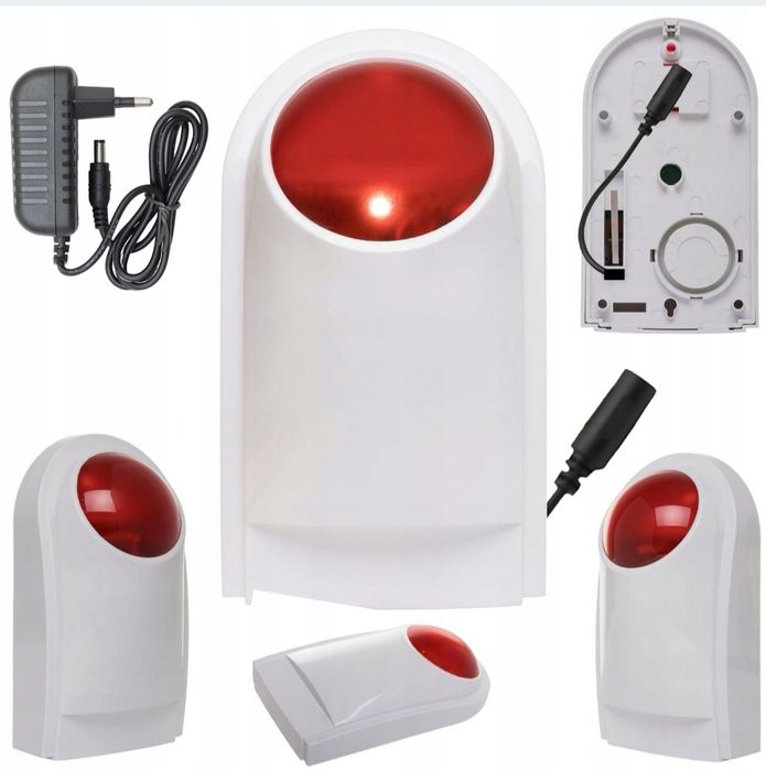 Zestaw alarm Tuya 9 kontaktronów sim WiFi dwie syreny