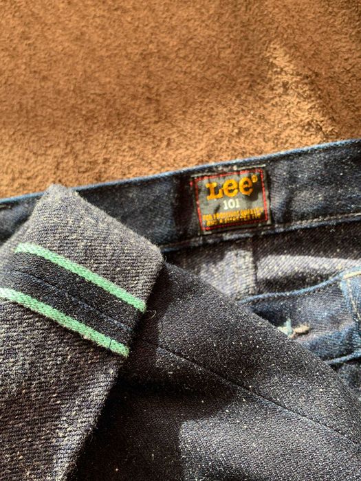 Lee 101 Blue Japanese Weft 13OZ Made in Italy | Японські Сельвідж Lee