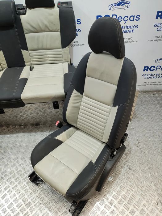 Conjunto de bancos em pele Volvo S40 Mk2 Facelift R-design