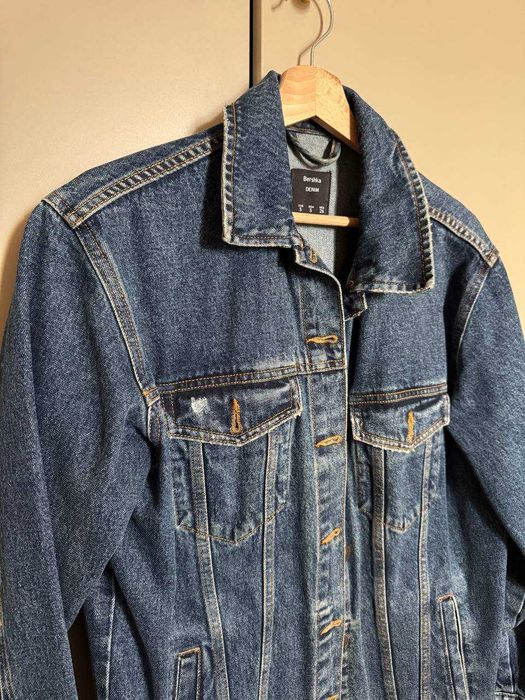 Jeansowa kurtka Bershka